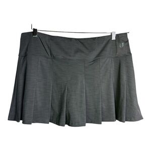 Eleven by Venus Williams Flutter Pleated Tennis Pickleball Skort Gray NWT Sz XL
